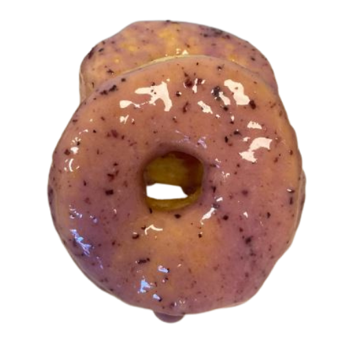 Blueberry Yeast Donuts