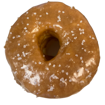 Salted Caramel Yeast Donut